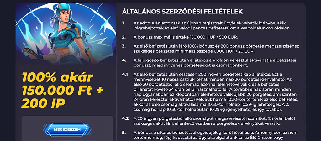 szerződési feltételek, online kaszinó, powbet kaszinó