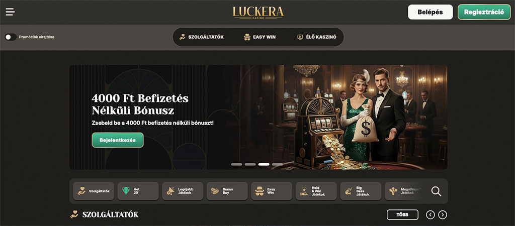 Casino Bonus, Luckera Casino bónuszok és promóciók 2026
