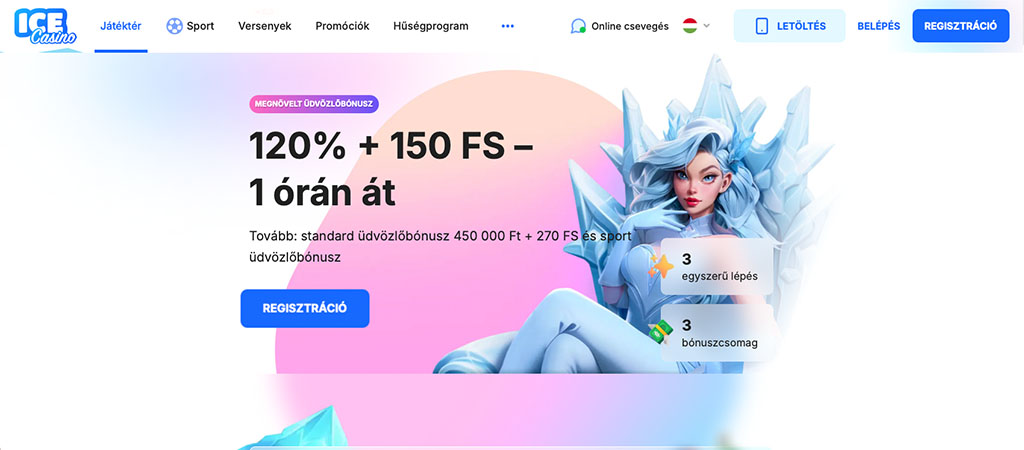 Ice Casino bónuszok és promóciók 2026