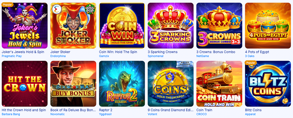 Játékkínálat, slot, Mr.Bet Casino, mobil kaszinó